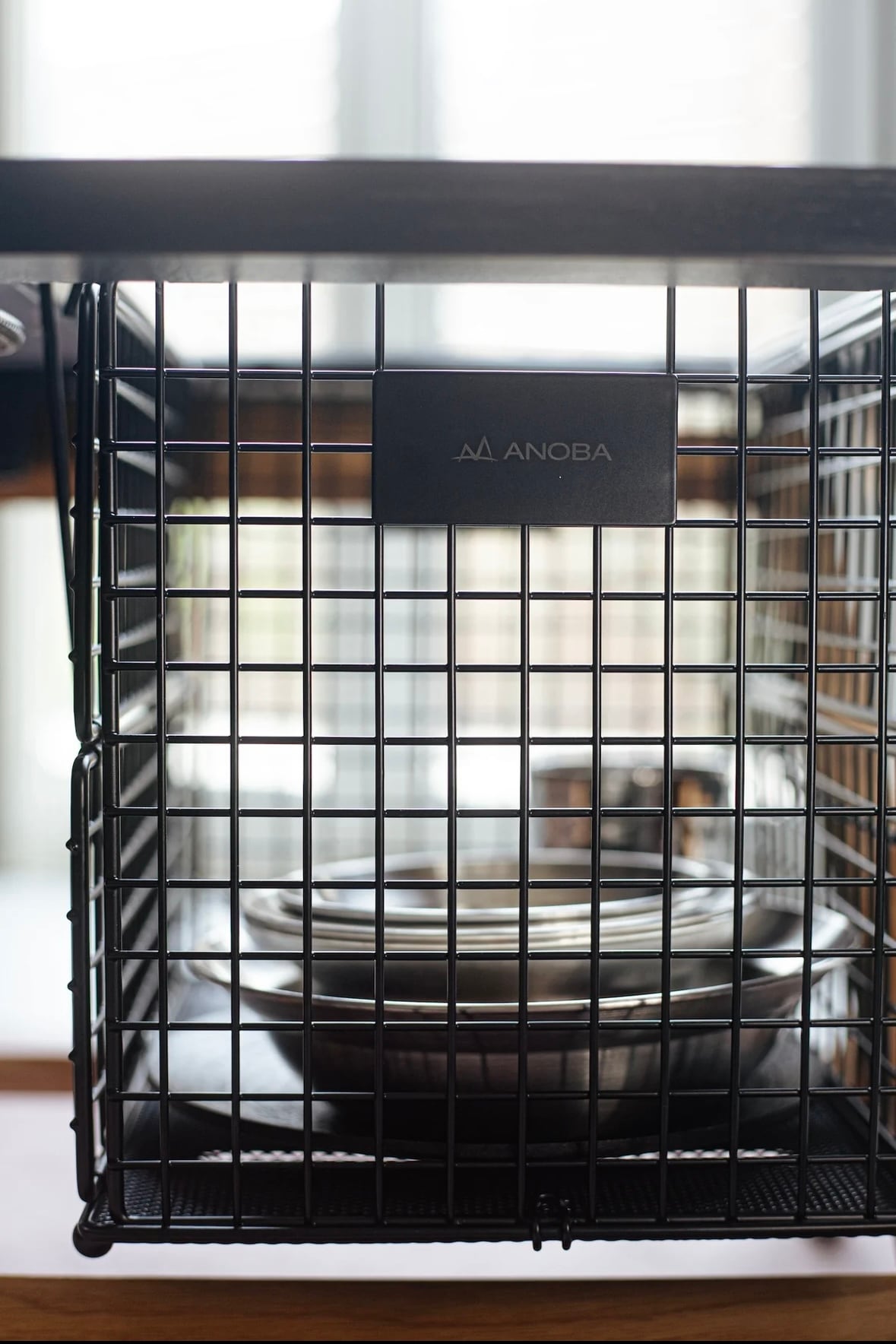 ANOBA アノバ フォールディングワイヤーバスケット M | Natural Life