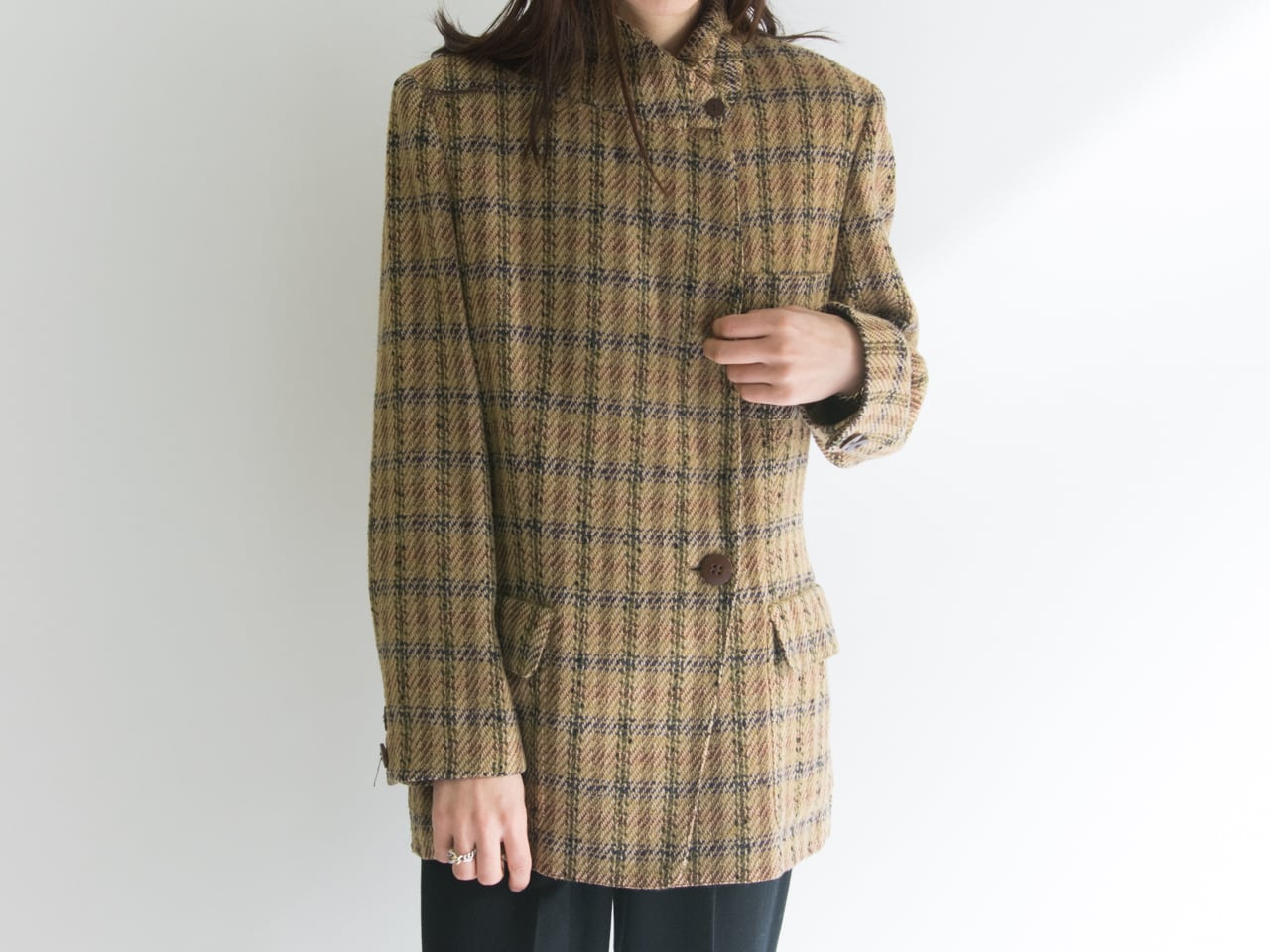 【Christian Dior sports 】checked jacket outer （クリスチャンディオール チェック柄 アウター コート）1c
