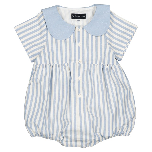 【予約・特典あり】Maison Marelle / Romper BAC- blue stripes