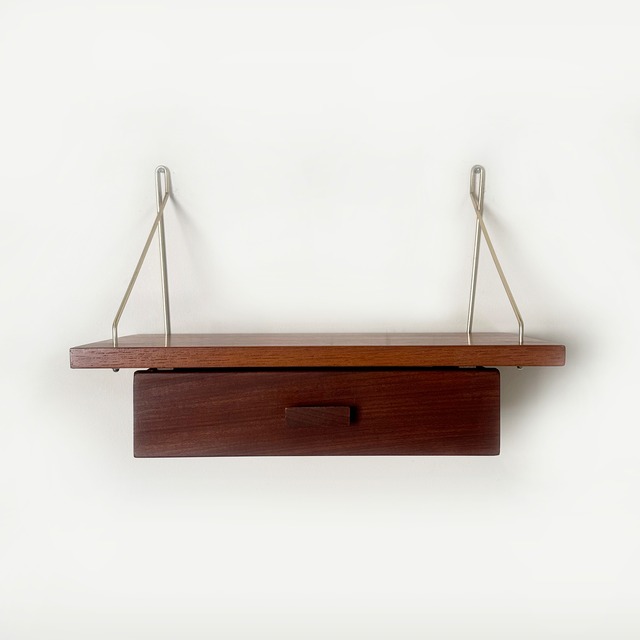 Wall shelf with drawer/ WS047