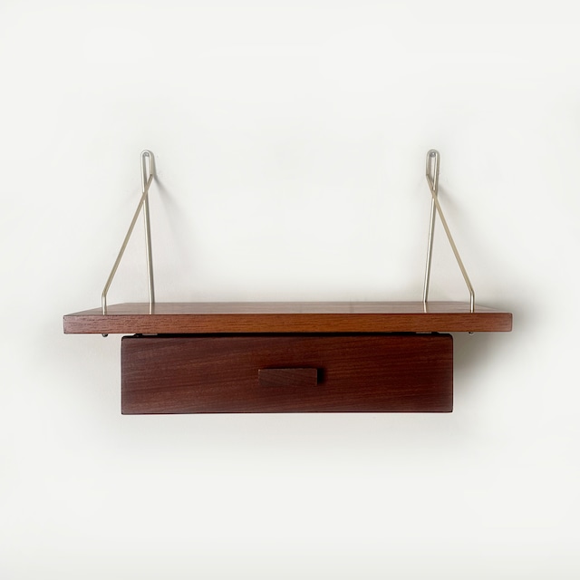 Wall shelf with drawer/ WS047