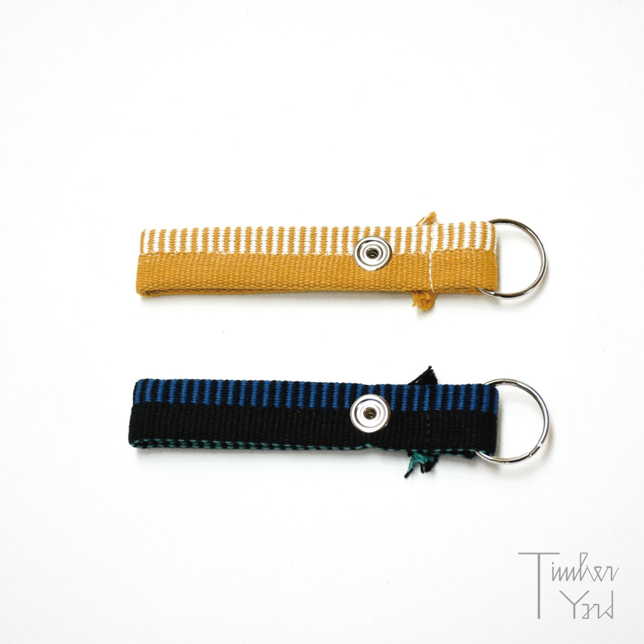 Keyring with punchbutton / Yellow / キーリング / Johanna