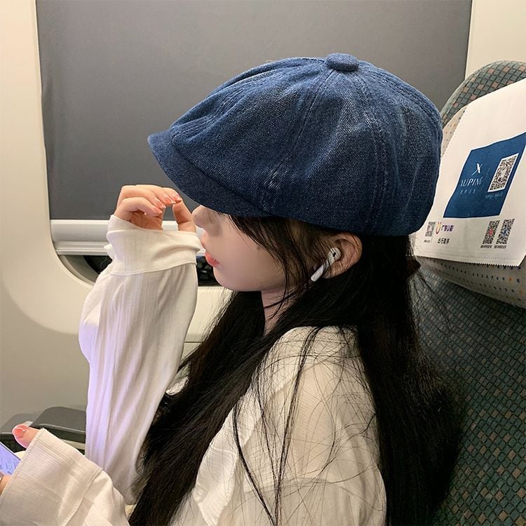 HERMES エルメス コーデュロイ 帽子 キャップ57cm レディース