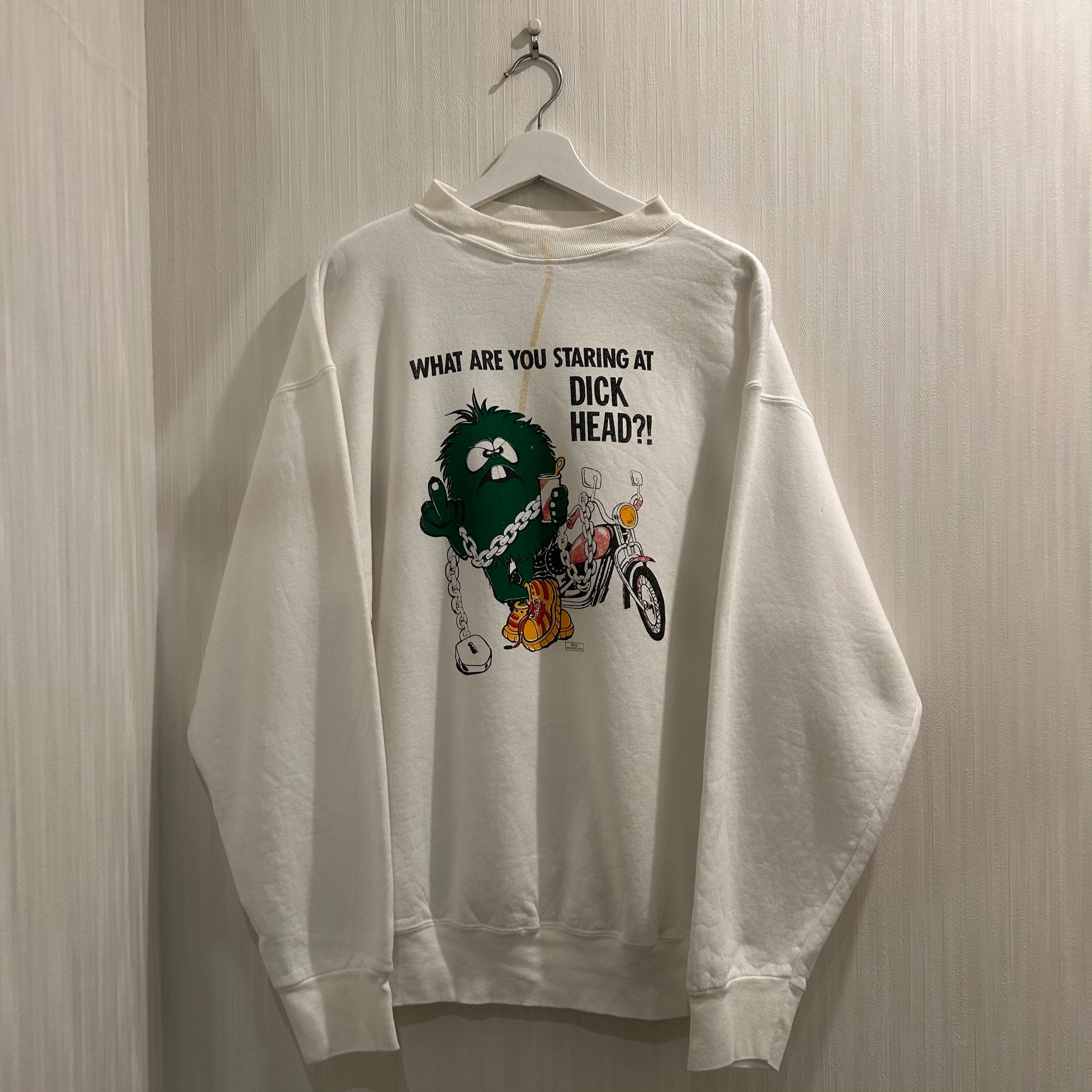 Dead Stock!! 1990s Kamacho Monster "Miss Print" Sweat ①【DST】