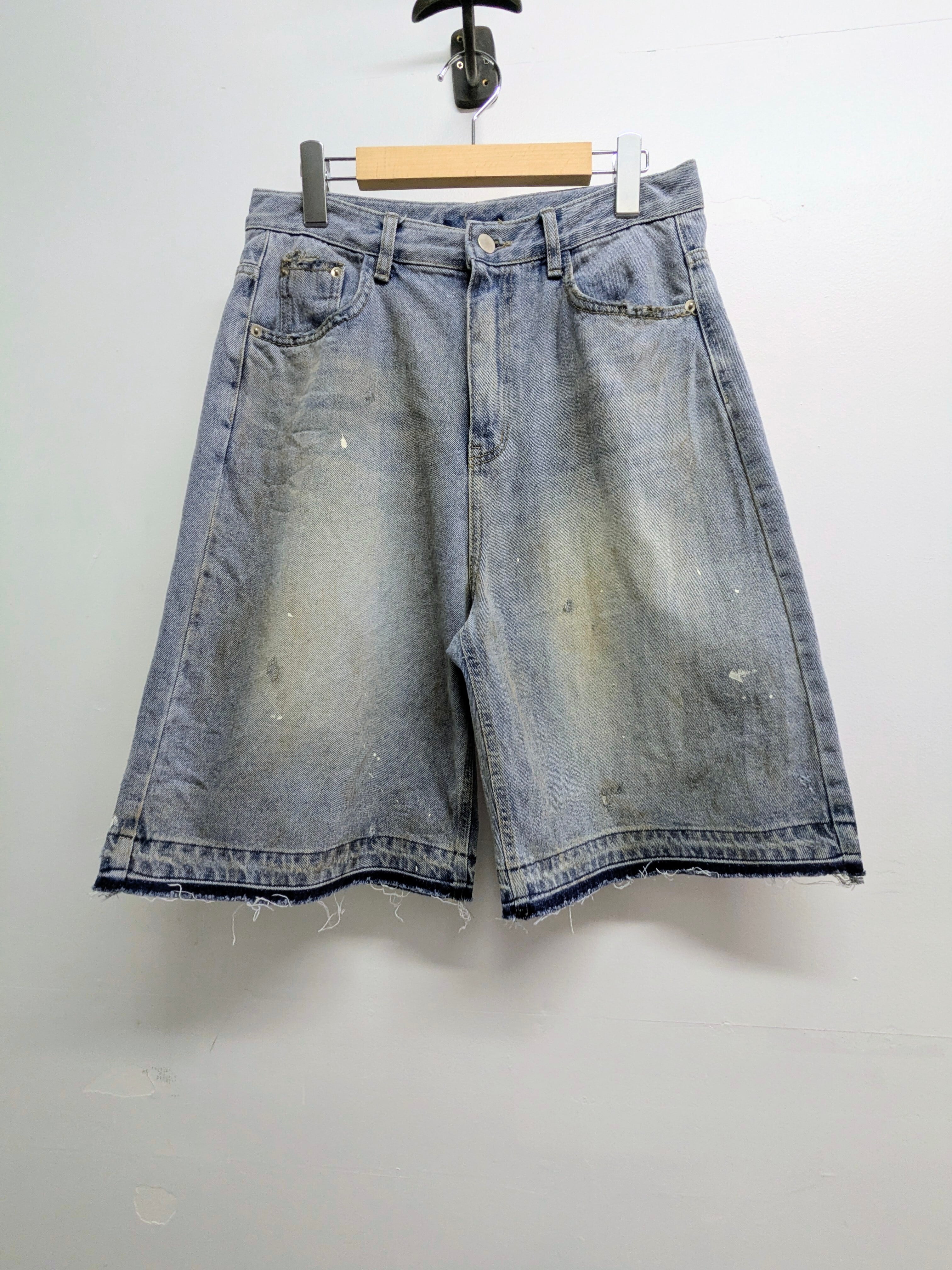 ZARA/ザラ ヴィンテージ加工 スウェット ショーツ ハーフパンツ/メンズ