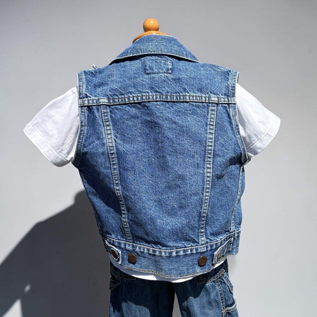 【KIDS】denim vest size:110〜120前後