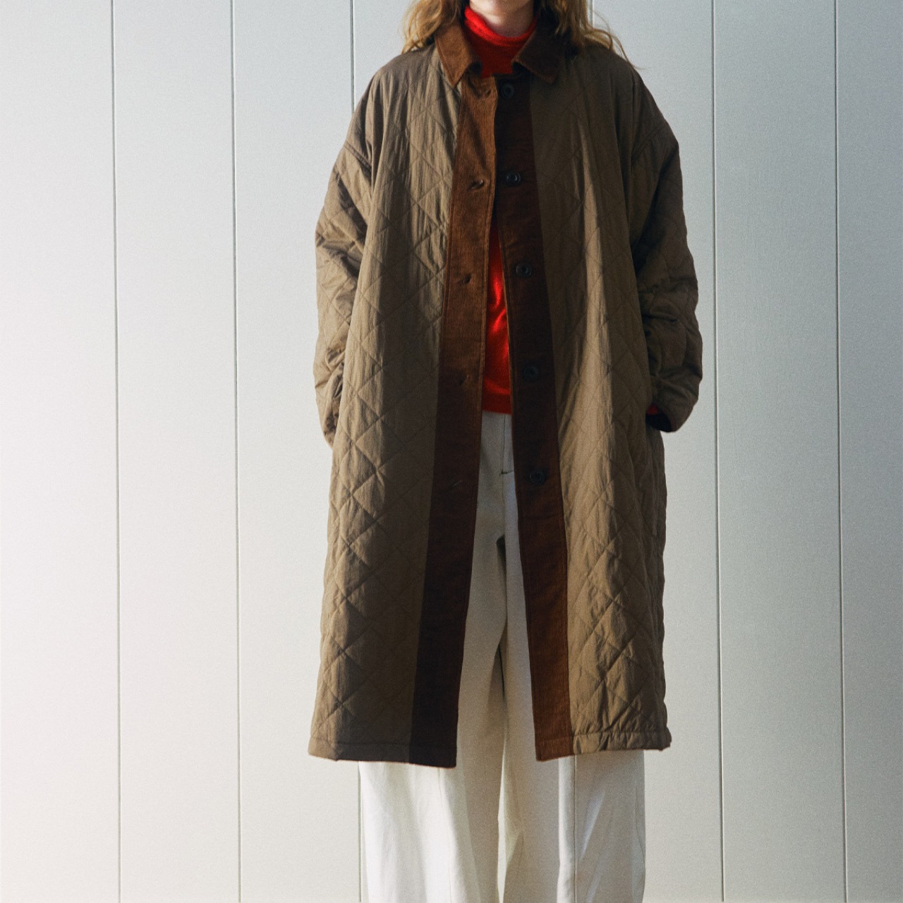 Long Quilted Coat T3732