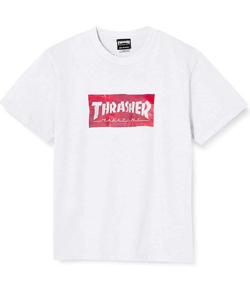 THRASHER(スラッシャー)   CRUMPLE Tシャツ　ホワイト　TH91317