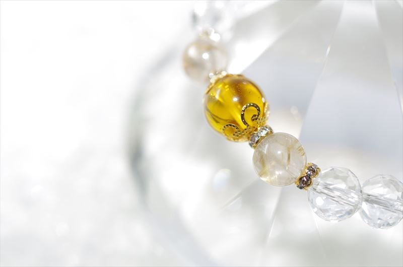 Citrine Birthstone（11月誕生石）【パワーストーンブレスレット 】 - 画像1