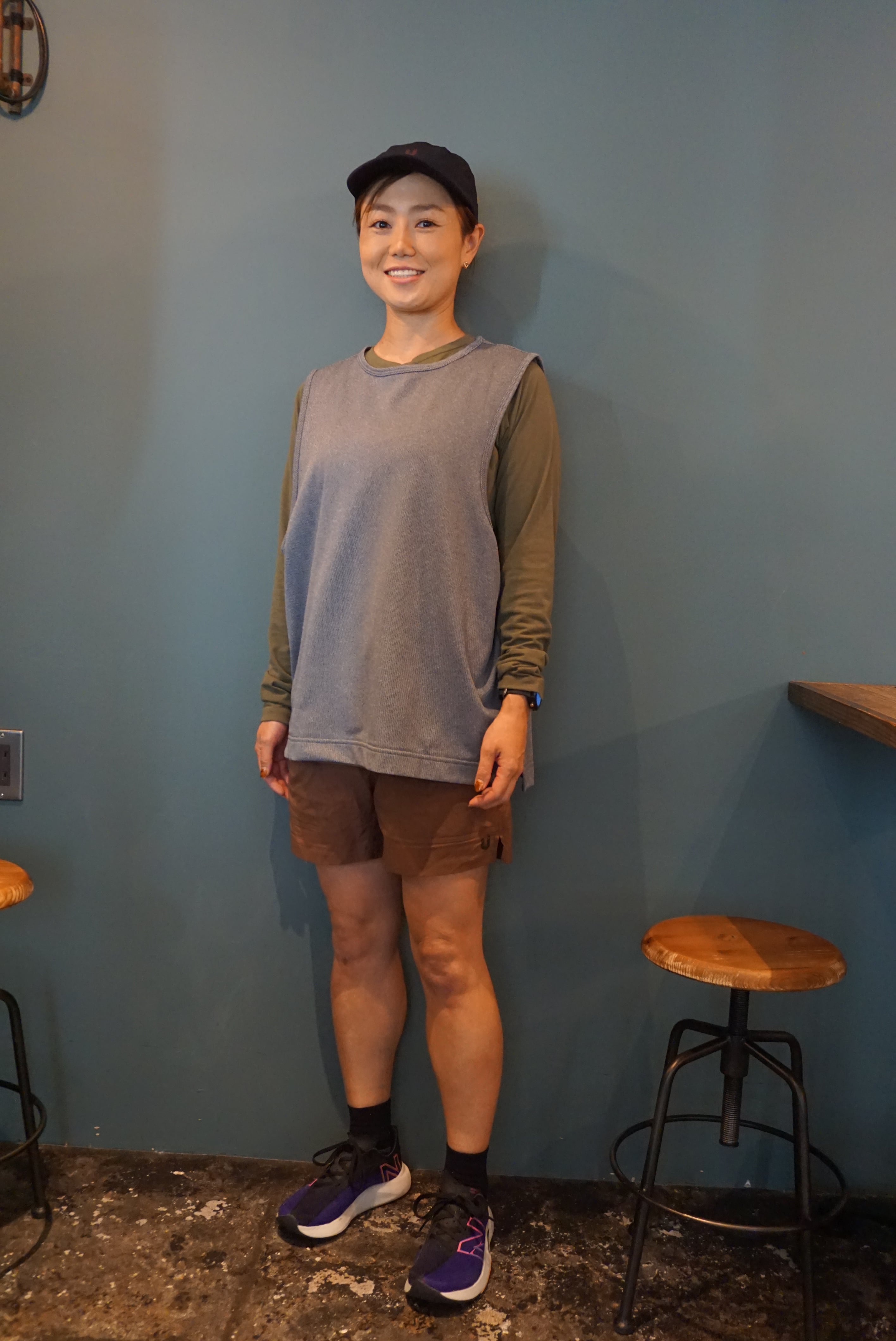 Sato Running Bib : Color Brown | TANNUKI Running Wear Shop