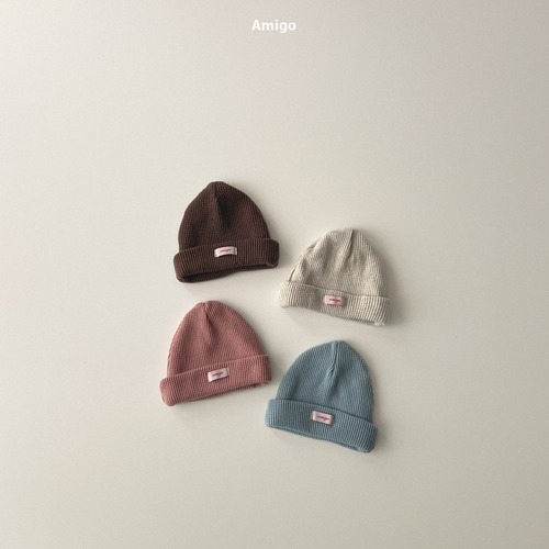 amigo［取寄］起毛 waffle beanie 25winter