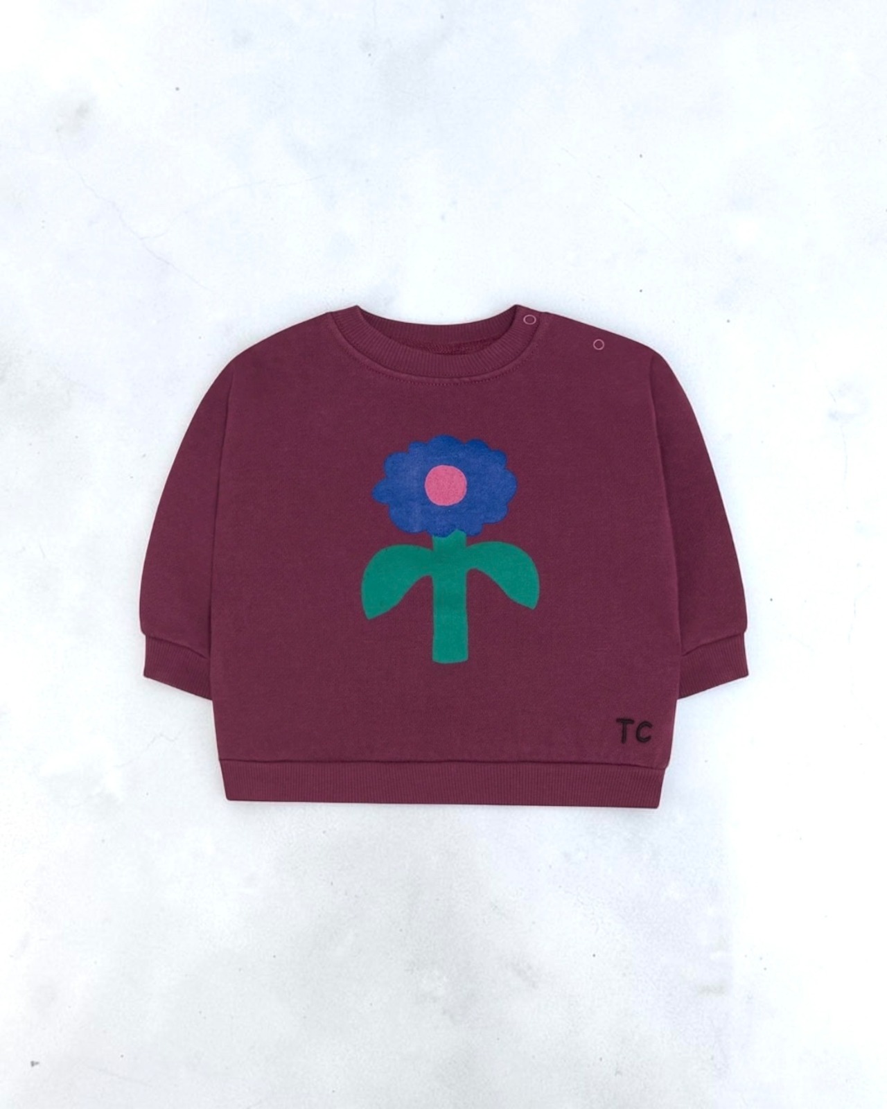 【THE CAMPAMENTO BABY】BLUE DAISY BABY SWEATSHIRT