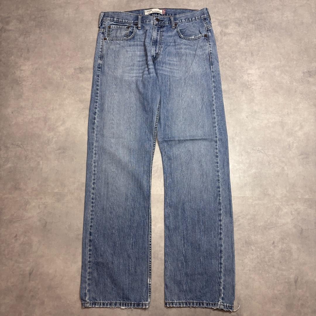 リーバイス569 Levis W33 ブルーデニム 青 ボトム 古着 16876