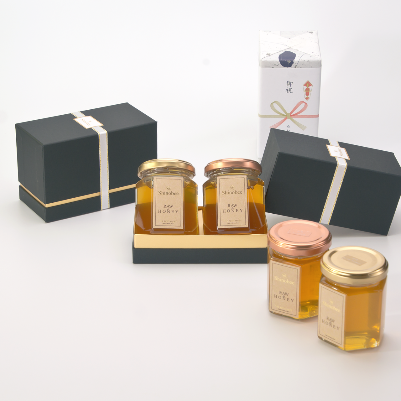 贈答用|国産「非加熱・無添加」生はちみつ ギフト2本セット 125g×2