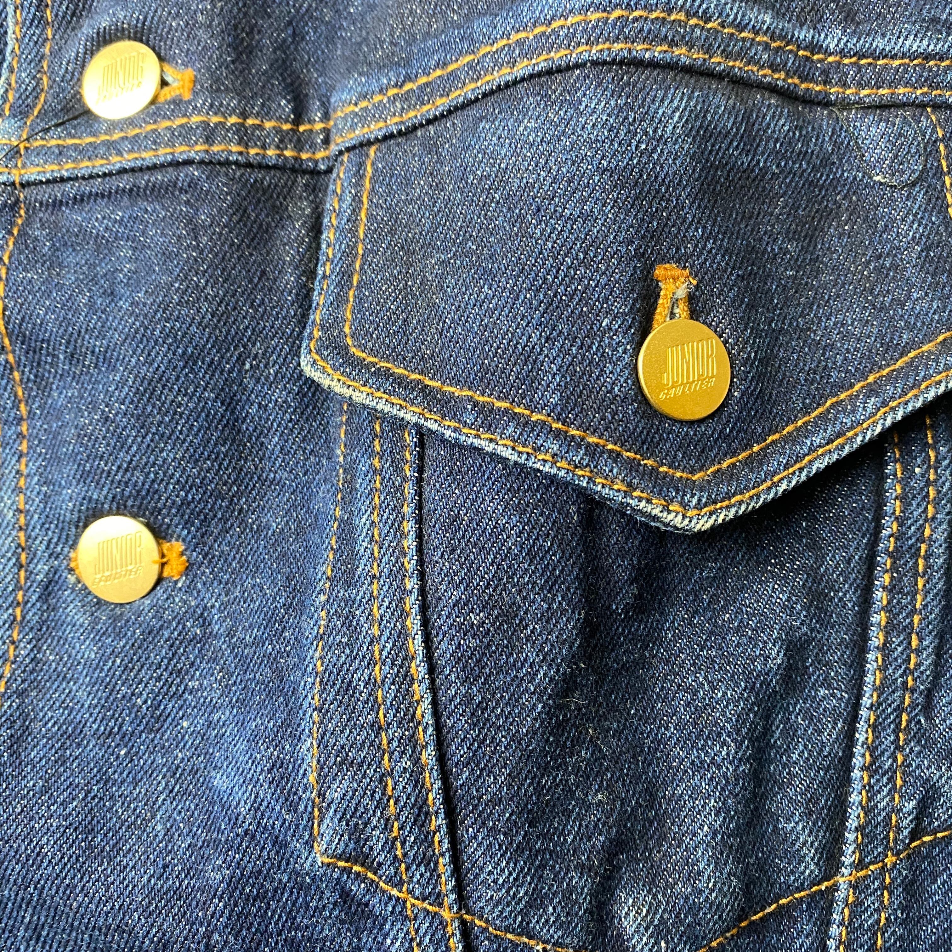 JEAN PAUL GAULTIER waist shaped denim jacket | NOIR ONLINE