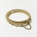 Vintage Trifari Hinged Gold Tone Metal Bracelet