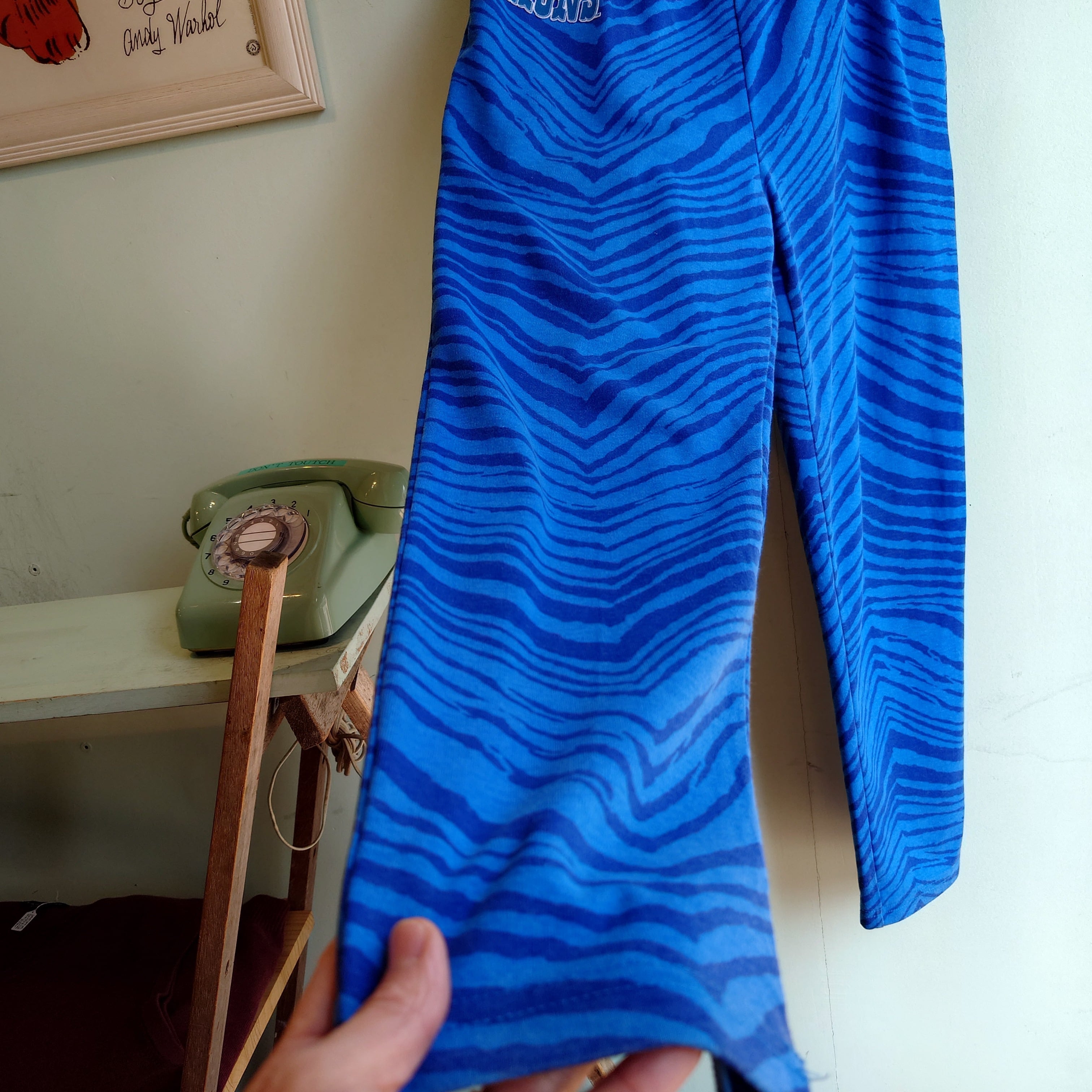 Zubaz ズバズ 80-90s vintage Detroit Lions 総柄イージーパンツ