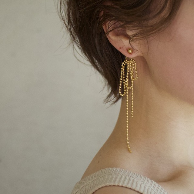ball chain ribbon pierce