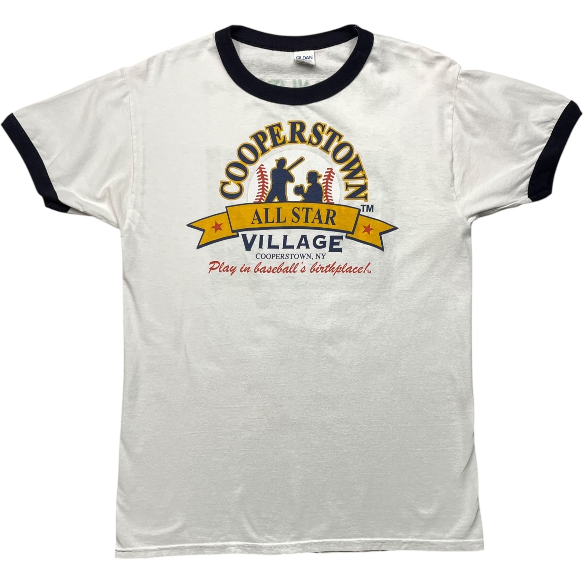 《L》 GILDAN ギルダン リンガーTシャツ プリント ホワイト no.8380