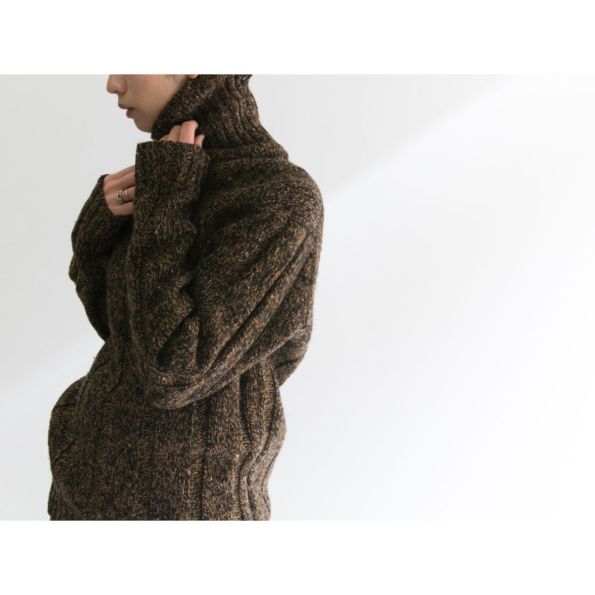 LAWTON 【Made in U.S.A】Wool turtleneck knit tops（アメリカ製 タートルネック ニット トップス）10a