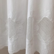 Dentelle Hem Cotton Dress F0619