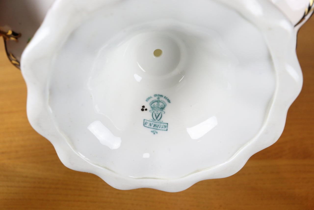 Royal Crown Derby 花柄 トレイ 小物入れ
