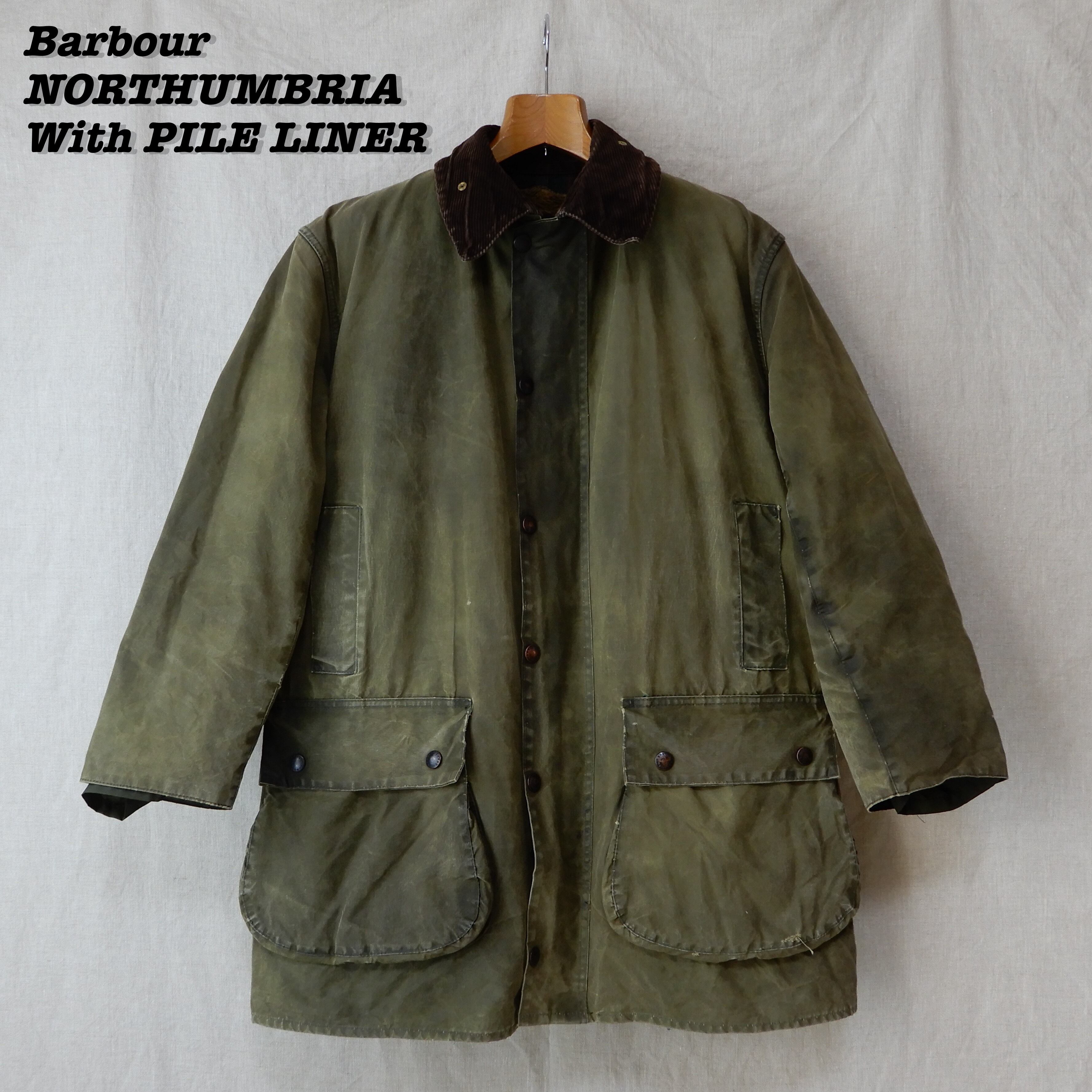 【Vintage】Barbour NORTHUMBRIA 42 ３ワラント a