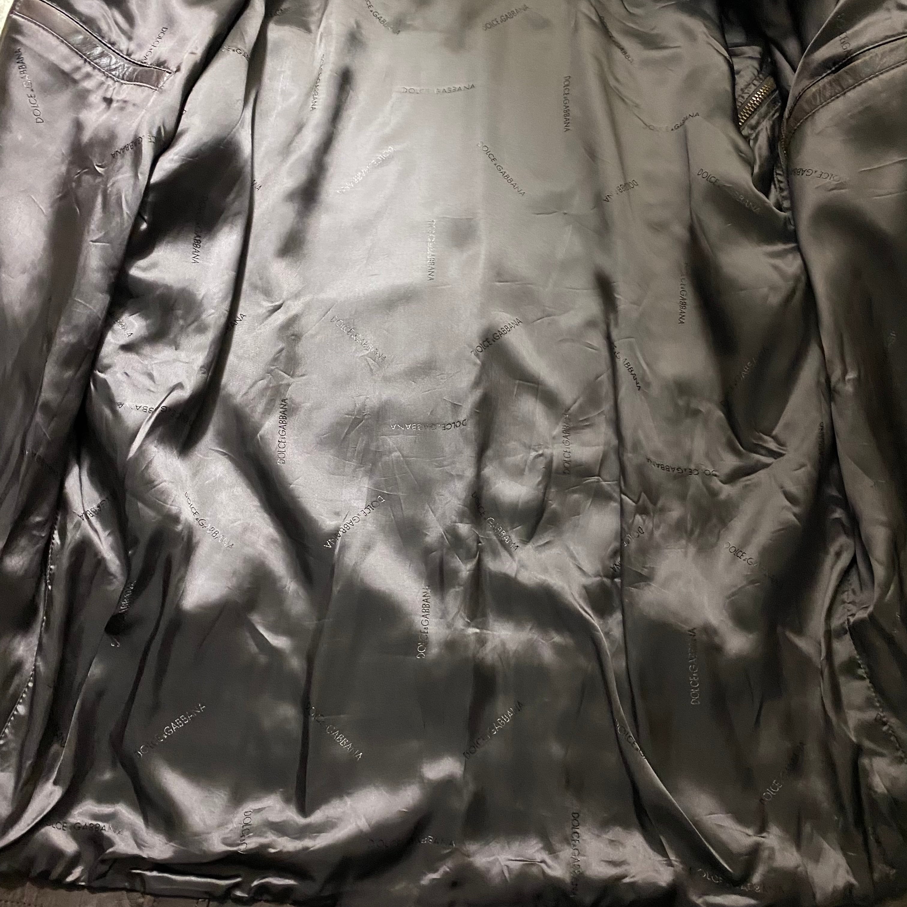 archive 2003AW DOLCE&GABBANA goat leather parachute coat | NOIR ONLINE