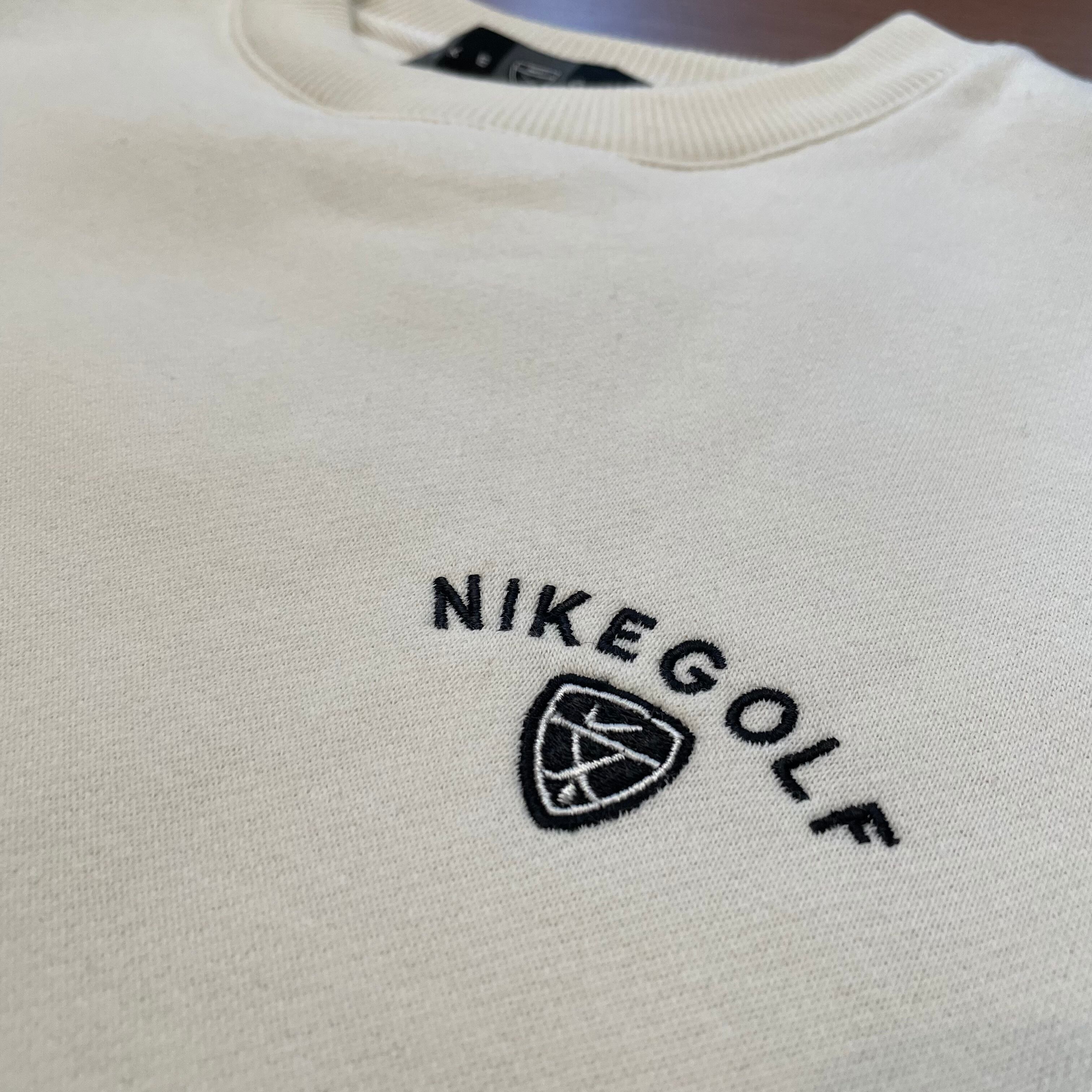 NIKE】ナイキゴルフ スウッシュ 刺繍ロゴ スウェット トレーナー L