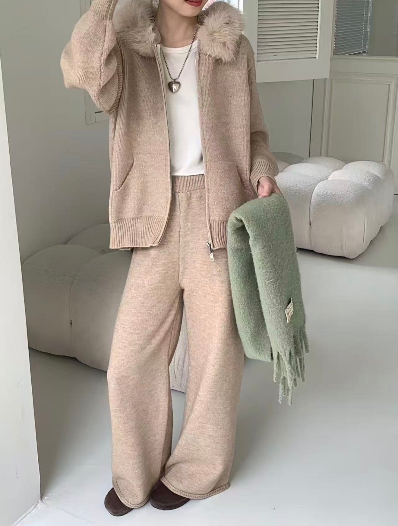 NINARICCI ニナリッチ 9 M テーラードジャケット チェック 金ボタン
