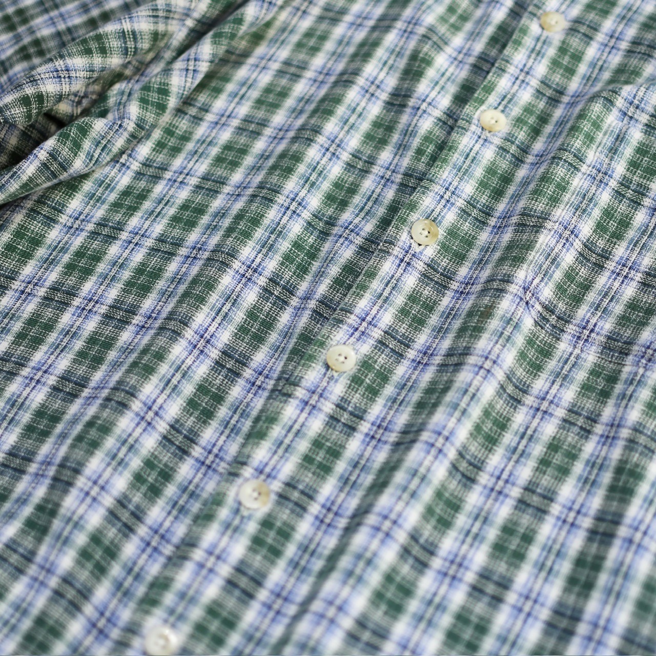 cotton madras check shirt