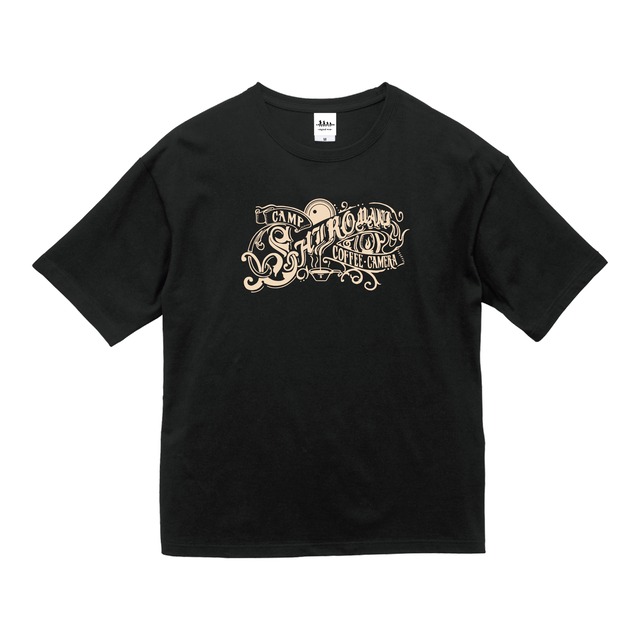 shiromani&sg コラボTシャツ（キッズTシャツ）ブラック