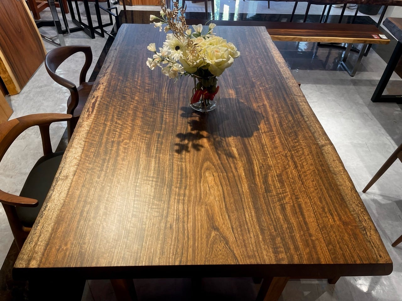 早い者勝ち❗️一枚板　テーブル 早い者勝ちダイニングテーブル6人掛