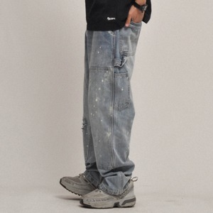 ダメージクラフト・ワイドデニム N3605