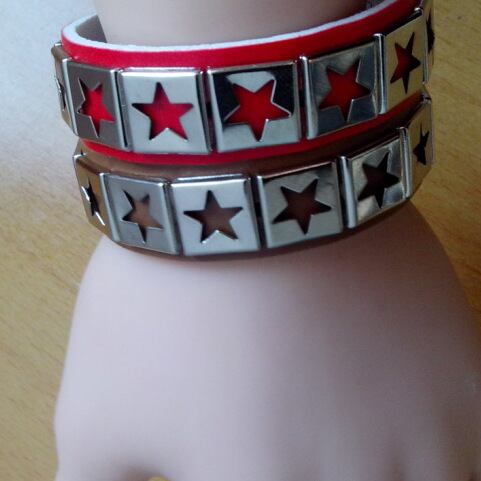 ブレスレット 星型 スター ブラック 黒