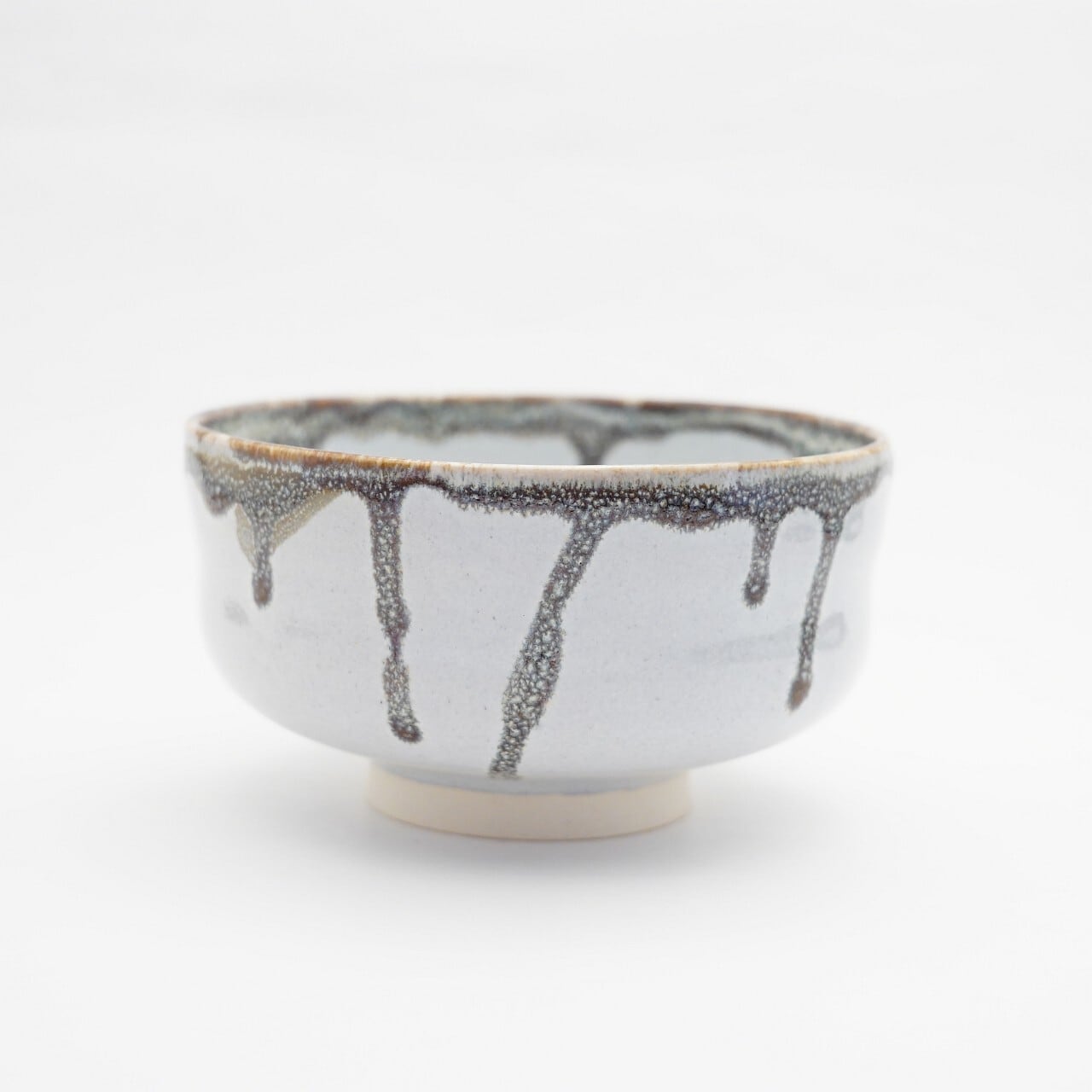 【西 歩希】抹茶碗 ホワイト