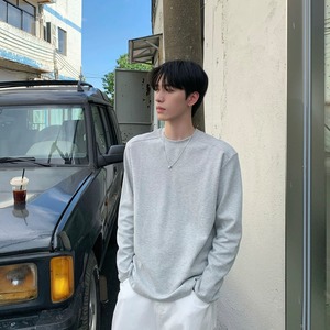 クルーネックベーシック長袖カットソー【OMT2505】
