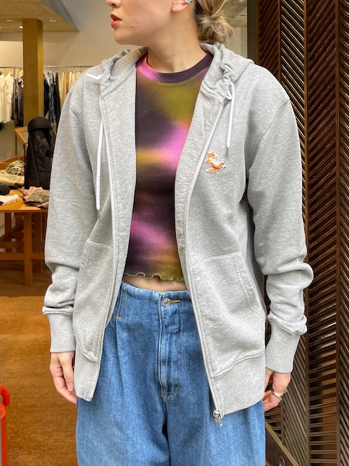 【23SS】MAISON KITSUNE メゾンキツネ / CHILLAX FOX PATCH ZIPPED HOODIE