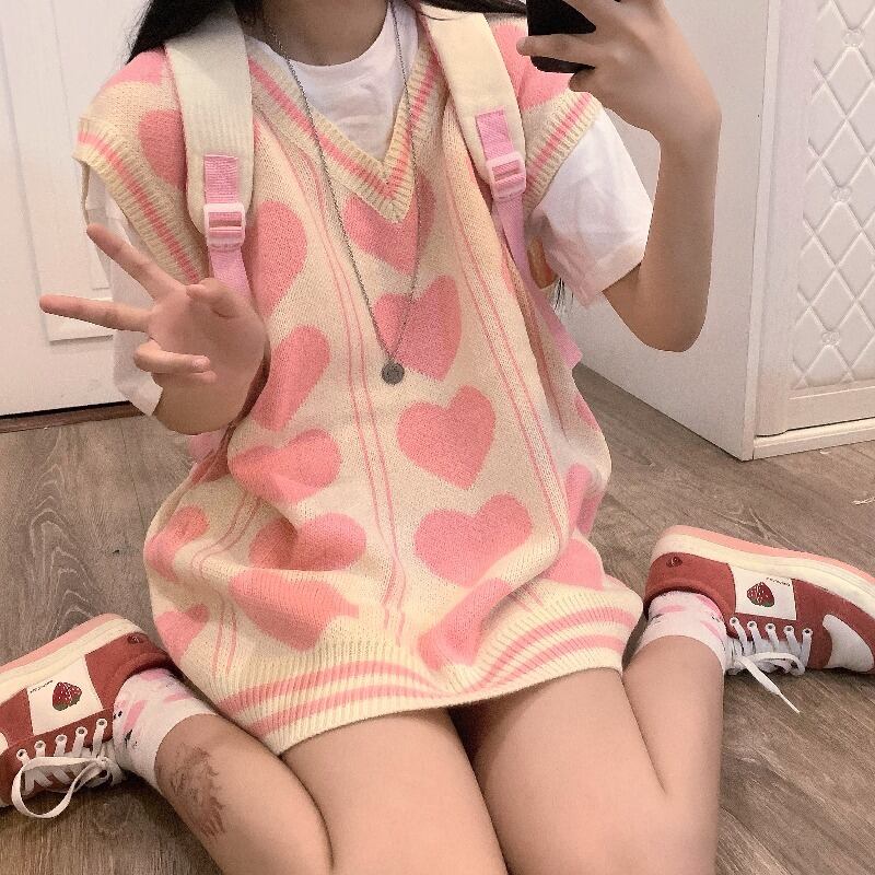 スタイルジャカードノースリーブレディースオータムニットトップス セーター 大人ガーリー スウィート キュート カジュアル 秋物 萌量不足20465705428