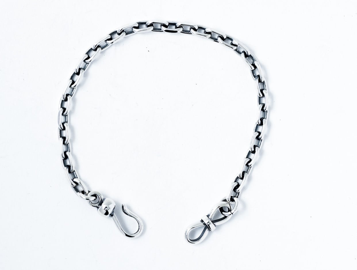 BN-062 Mebiusu hook bracelet (SS) | WAKAN SILVER SMITH online store