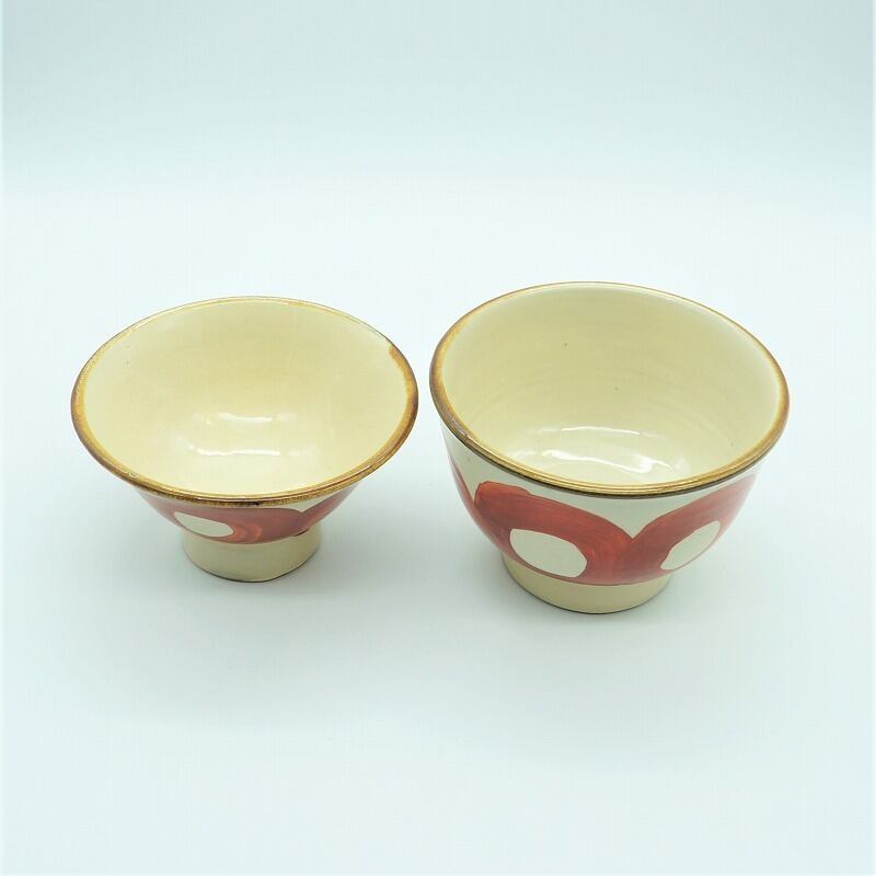宮城陶器の大きなマカイ　未使用品　2セット やちむん 陶藝玉城 マカイ3寸蓋つき - やちむん・琉球ガラスなど