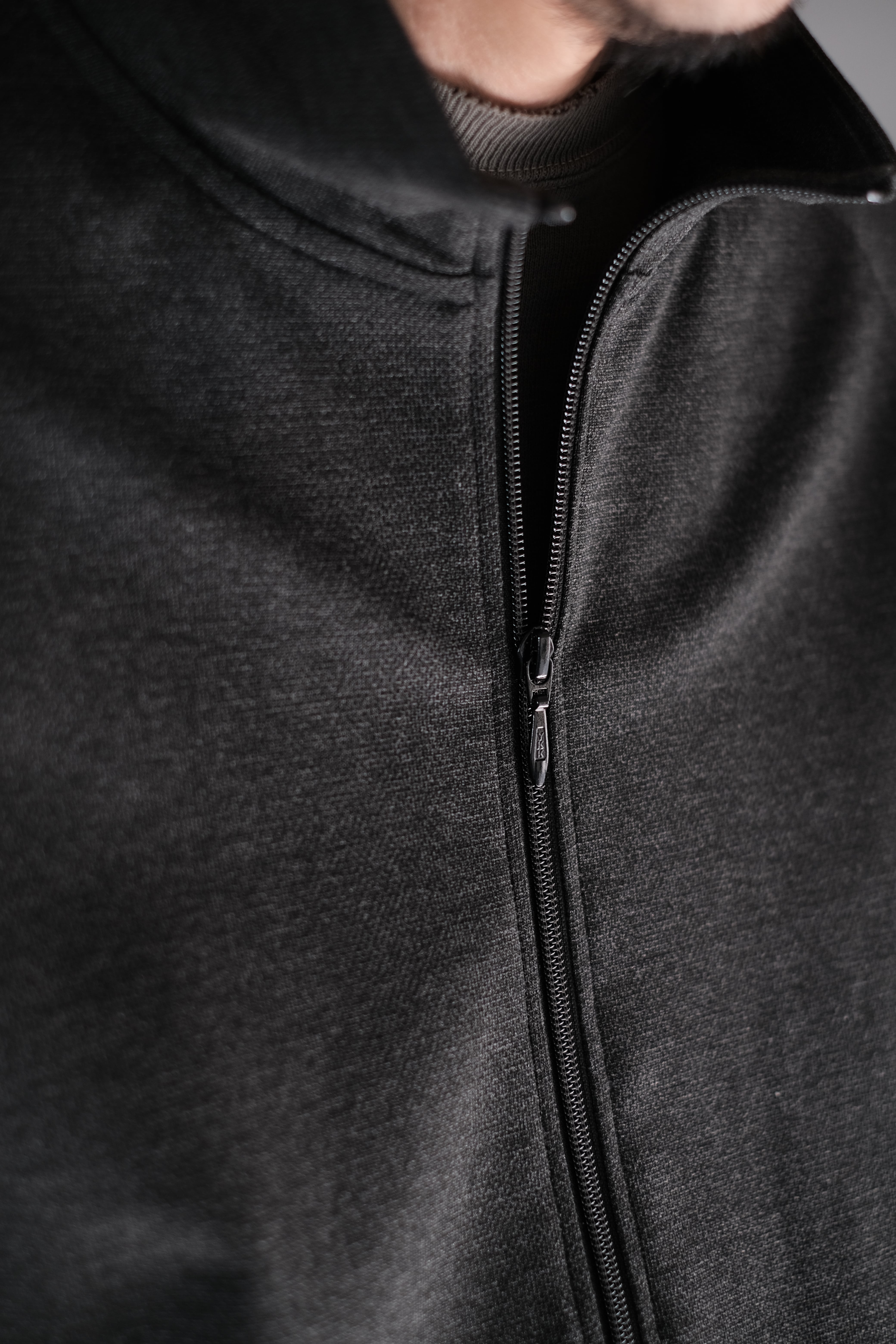 Graphpaper / SIDOGRAS Melange Ponte Track Blouson | LIVING