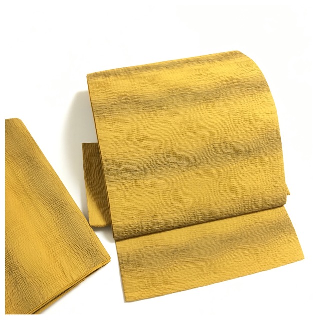美品 正絹 作り帯 鳳凰 華やかな金糸の煌めき 二部式 袋帯 華文 格式 
