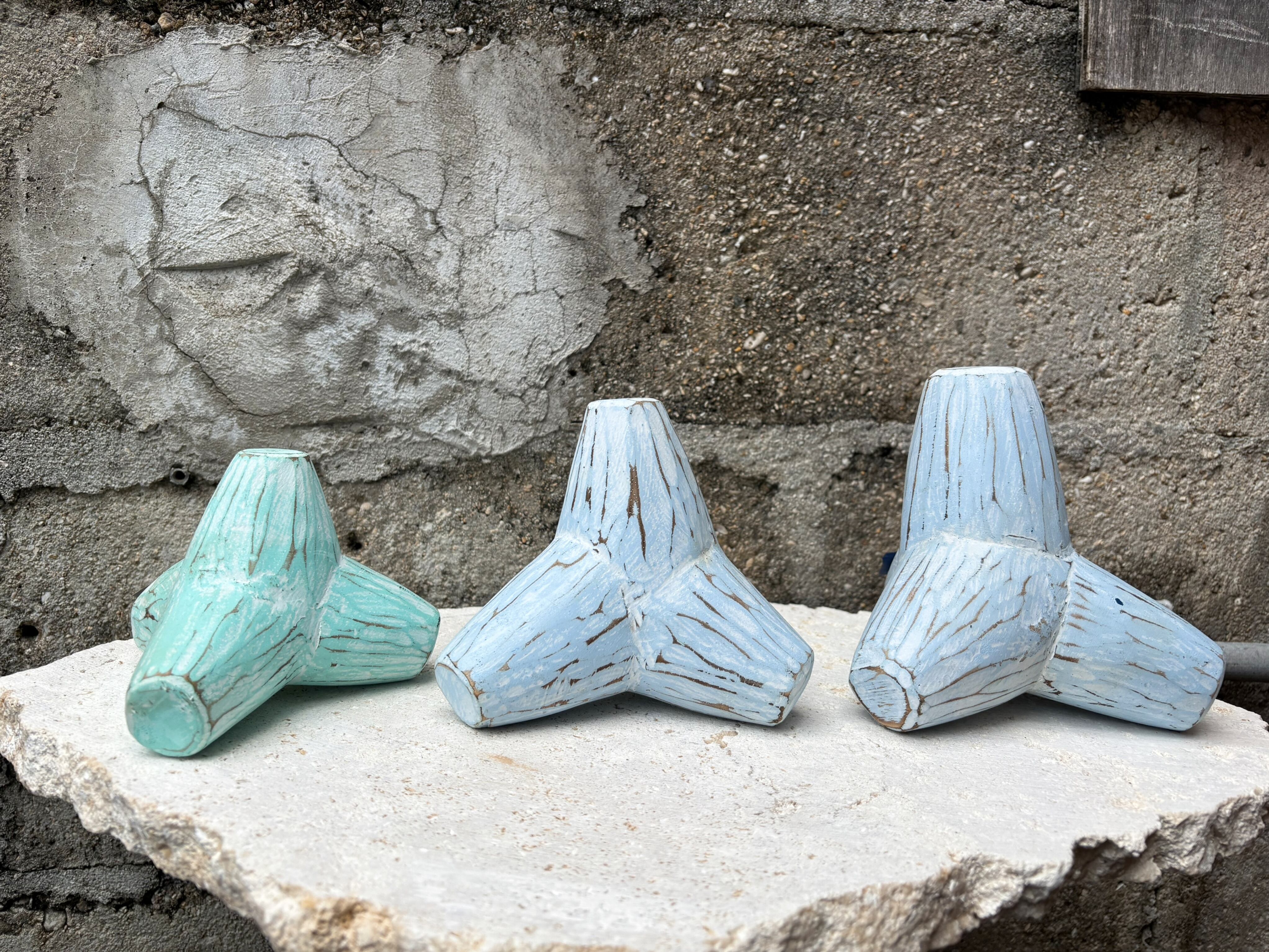 木彫りのテトラポット Sサイズ | のざき民芸