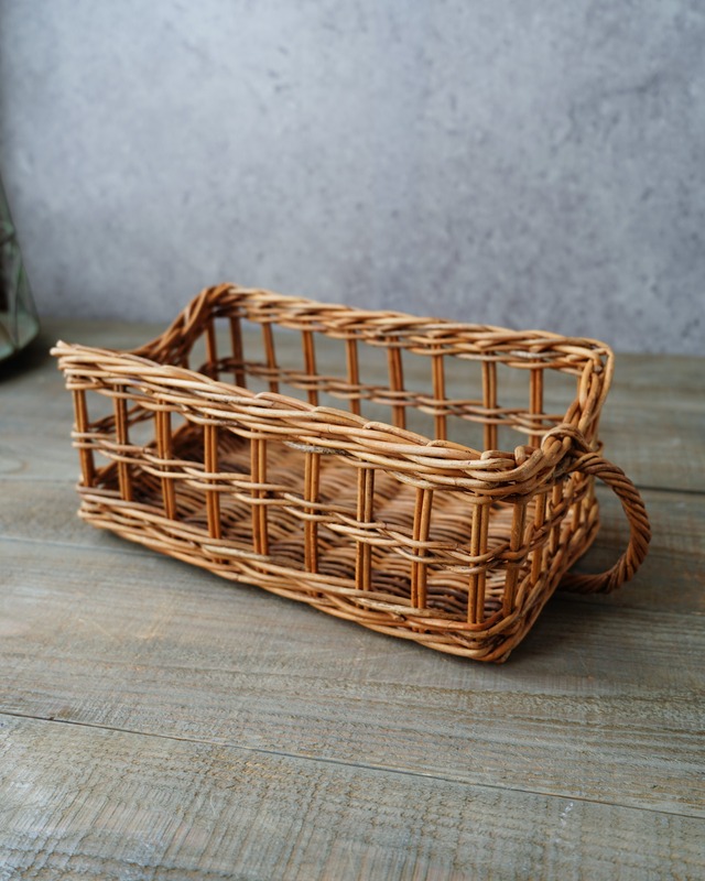 【アラログ】　取っ手付き収納バスケット　 W30cm