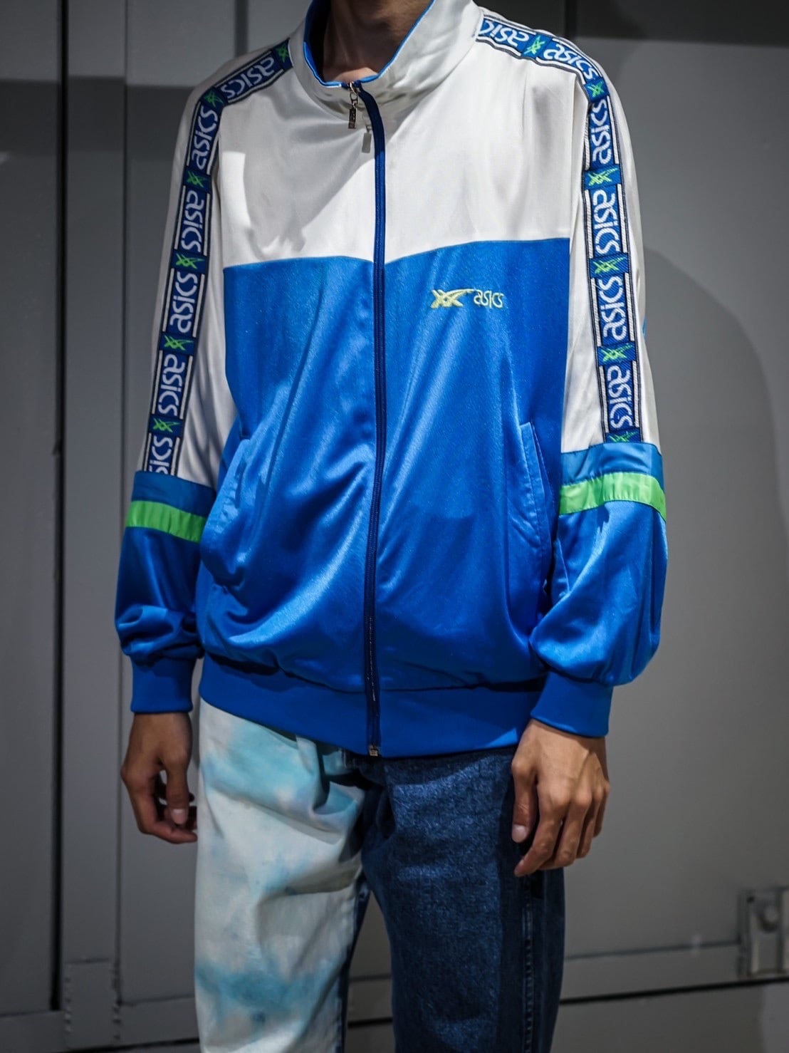 add (C) vintage】90's Euro “asics” Vintage Track Jacket add (C) vintage】90's Euro “asics” Vintage Track Jacket