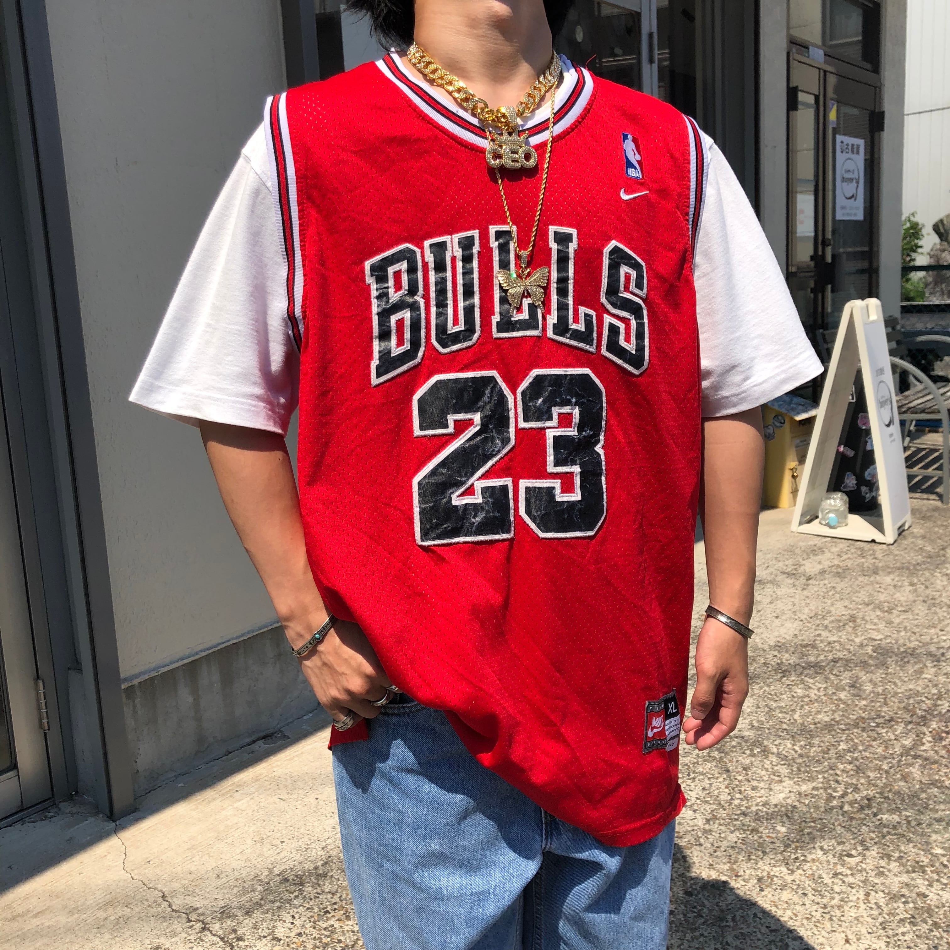 NBA ブルズ マイケル・ジョーダン #23 ゲームシャツ 通販