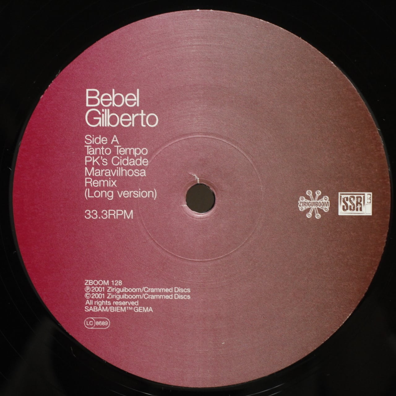 Bebel Gilberto / Tanto Tempo (Kruder Remixes) [ZBOOM 128] - 画像3