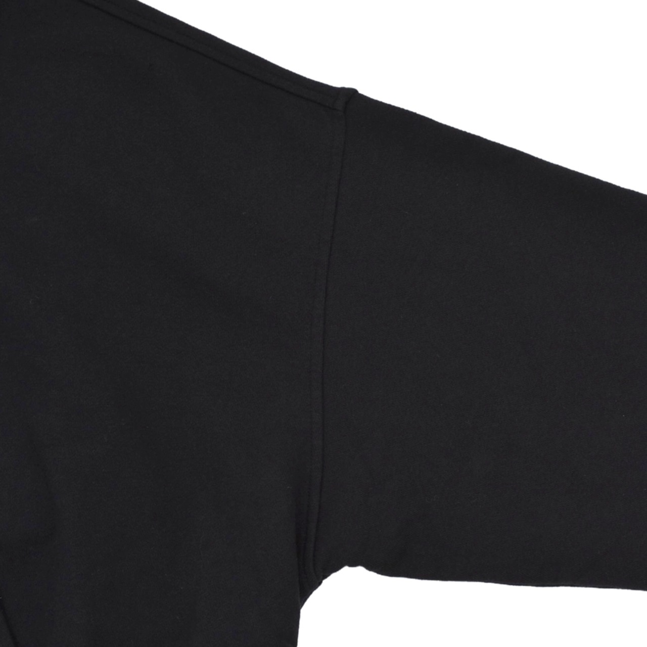 【WE11DONE】BLACK REPAIRED ZIP-UP HOODIE - 5