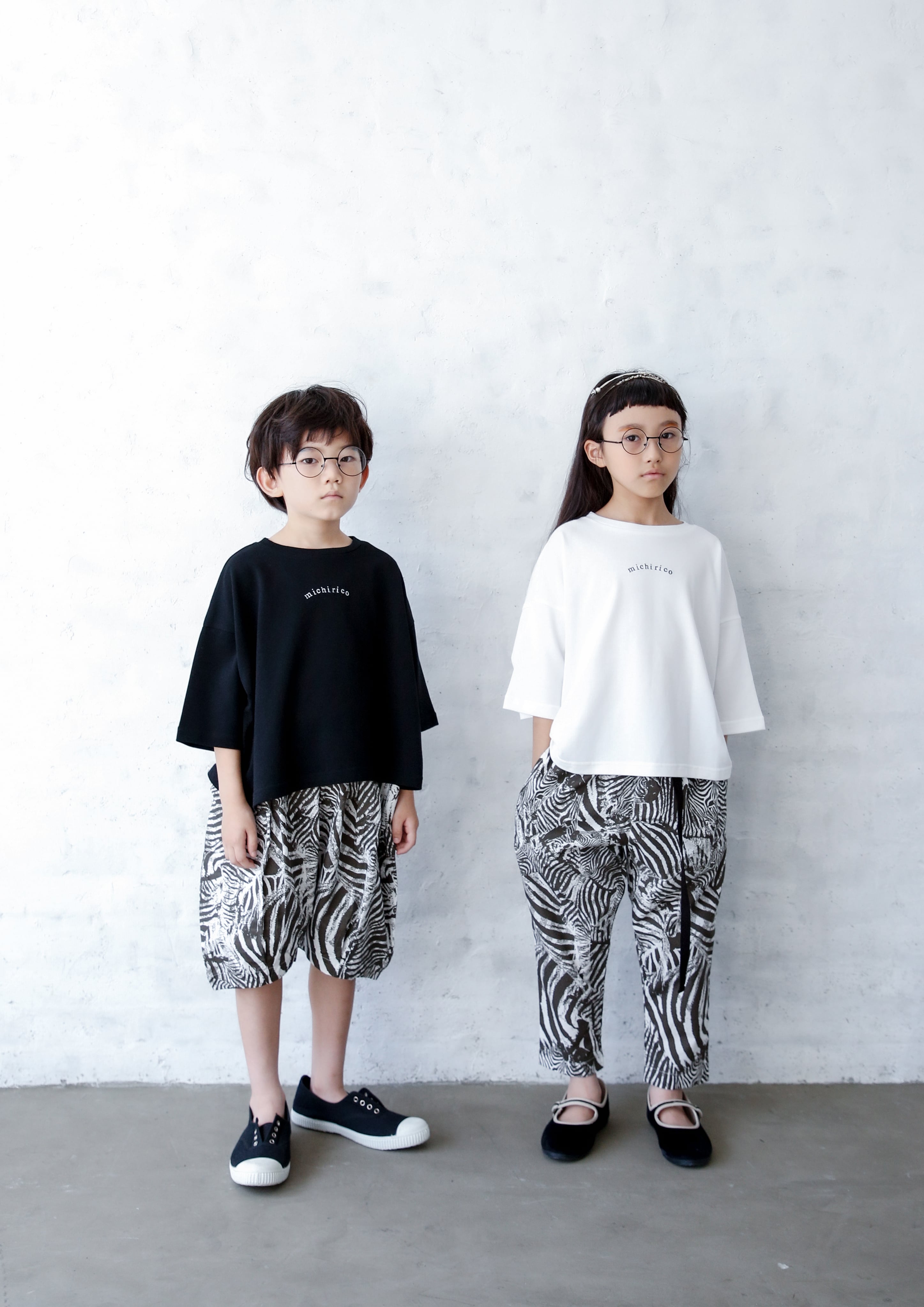 23SS】ミチリコ(michirico) Real Zebra TEX halfpants オフ 23SS】ミチリコ(michirico) Real Zebra TEX halfpants オフ